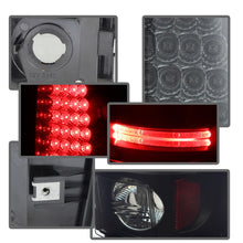 Load image into Gallery viewer, Spyder Chevy Silverado 1500 99-02 (Not Fit Stepside) LED Tail Lights Blk Smke ALT-YD-CS99-LED-BSM
