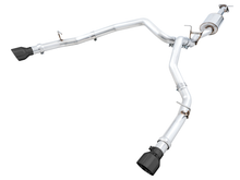 Load image into Gallery viewer, AWE Tuning 19-21 RAM 1500 5.7L (w/Cutouts) 0FG Dual Rear Exit Cat-Back Exhaust - Diamond Black Tips

