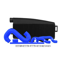 Load image into Gallery viewer, Mishimoto Subaru 02-07 WRX/04-07 STi Top-Mount Intercooler Kit - Powder Coated Black &amp; Blue Hoses
