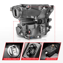 Load image into Gallery viewer, ANZO 15-17 Ford F-150 LED Projector Headlights - w/ Light Bar Switchback Chrome Housing
