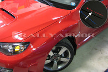 Load image into Gallery viewer, Rally Armor 08-11 Subaru STI (Hatch Only) / 11-14 WRX (Hatch Only) Black UR Mud Flap w/ Red Logo
