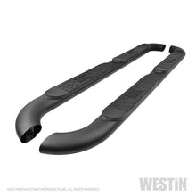 Load image into Gallery viewer, Westin 18-22 Jeep Wrangler JLU 4dr Platinum 4 Oval Nerf Step Bars - Tex. Blk
