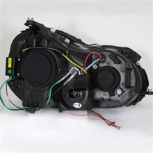 Load image into Gallery viewer, Spyder Mercedes Benz CLK 03-09 Projector Halogen Model- LED Halo DRL Blk PRO-YD-MBCLK03-DRL-BK
