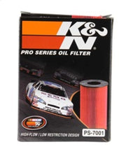 Load image into Gallery viewer, K&amp;N Pro Series Oil FIlter 1.188in ID x 2.125in OD x 2.688in H for 99-01 Cadillac Catera
