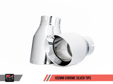 Load image into Gallery viewer, AWE Tuning Porsche Macan Track Edition Exhaust System - Chrome Silver 102mm Tips
