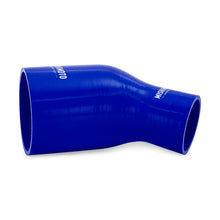 Load image into Gallery viewer, Mishimoto Silicone Reducer Coupler 45 Degree 2.5in to 4in - Blue

