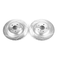 Load image into Gallery viewer, Power Stop 17-18 Mercedes-Benz GLE43 AMG Rear Evolution Drilled &amp; Slotted Rotors - Pair
