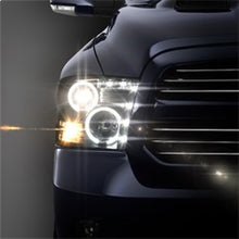 Load image into Gallery viewer, Spyder Dodge Ram 1500 09-14 Projector Headlights Halogen- CCFL Halo LED - Blk PRO-YD-DR09-CCFL-BK
