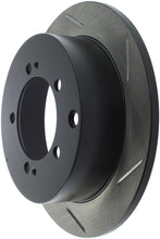 Load image into Gallery viewer, StopTech Power Slot 04-06 Lancer / 01-05 Sebring/Stratus Slotted Left Rear Rotor

