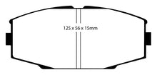 Load image into Gallery viewer, EBC 86-92 Toyota Supra 2.8 Yellowstuff Front Brake Pads
