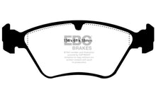 Load image into Gallery viewer, EBC 94-96 Saab 900 2.0 Turbo Redstuff Front Brake Pads
