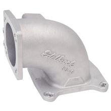 Load image into Gallery viewer, Edelbrock High Flow Intake Elbow 95mm Throttle Body to Square-Bore Flange As-Cast Finish
