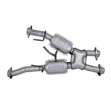 Load image into Gallery viewer, BBK 79-93 Mustang 5.0 Short Mid X Pipe w Catalytic Converters 2-1/2 For Automatic Long Tube Headers
