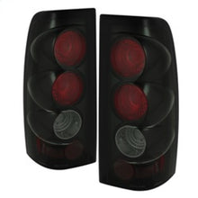 Load image into Gallery viewer, Spyder Chevy Silverado 1500 03-06 (Does Not Fit Stepside)Euro Tail Lights Blk Smke ALT-YD-CS03-BSM
