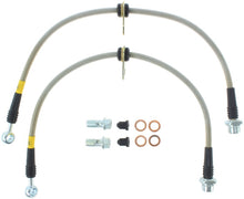 Load image into Gallery viewer, StopTech 08-10 Toyota Land Cruiser Front Stainless Steel Brake Line Kit
