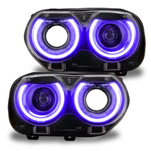Load image into Gallery viewer, Oracle 15-21 Dodge Challenger RGB+W Headlight DRL Upgrade Kit - ColorSHIFT w/ Simple Controller
