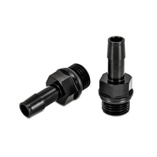 Load image into Gallery viewer, Mishimoto 2pcs M16x1.5 3/8in Aluminum Catch Can Fitting Black
