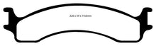 Load image into Gallery viewer, EBC 00-02 Dodge Ram 2500 Pick-up 5.2 2WD Yellowstuff Front Brake Pads
