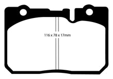 Load image into Gallery viewer, EBC 95-00 Lexus LS400 4.0 Ultimax2 Front Brake Pads
