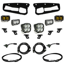 Load image into Gallery viewer, Baja Designs 21-22 Ford Bronco w/Steel Bumper S2 SAE Sportsmen Fog Pkt Light Kit w/Upfitter - Amber
