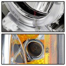 Load image into Gallery viewer, Spyder Chevy Silverado 1500 03-06 Projector Headlights LED Halo LED Ambr Reflctr Ch PRO-YD-CS03-AM-C
