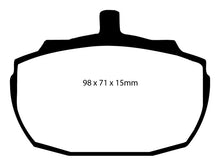 Load image into Gallery viewer, EBC 91-93 Morgan 4/4 1.6 Redstuff Front Brake Pads
