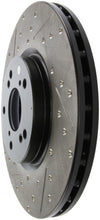 Load image into Gallery viewer, StopTech 04-08 Acura TL (Brembo Caliber) SportStop Slotted &amp; Drilled Right Front Rotor
