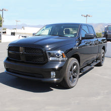 Load image into Gallery viewer, Westin 2009-2018 Ram/Dodge 1500 Quad Cab (6.5 ft Bed) PRO TRAXX 5 WTW Oval Nerf Step Bars - Black
