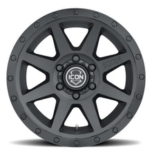 Load image into Gallery viewer, ICON Rebound 18x9 6x5.5 25mm Offset 6in BS 95.1mm Bore Double Black Wheel
