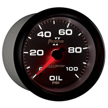 Load image into Gallery viewer, Autometer Phantom II 2-5/8in 100 PSI Mechanical Oil Pressure Gauge
