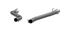 Load image into Gallery viewer, QTP 16-18 Chevrolet Camaro SS 6.2L 304SS Eliminator Muffler Delete Axle Back Exhaust w/4.5in Tips
