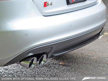 Load image into Gallery viewer, AWE Tuning Audi B8.5 S4 3.0T Track Edition Exhaust - Chrome Silver Tips (102mm)
