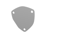 Load image into Gallery viewer, QTP 3.5in Bolt-On QTEC 3 Bolt Cover Plate
