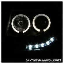 Load image into Gallery viewer, Spyder Chevy Suburban 1500 07-14 Projector Headlights LED Halo LED All Black PRO-YD-CSUB07-HL-BKV2
