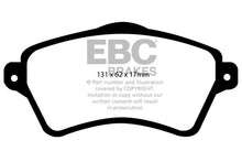 Load image into Gallery viewer, EBC 01-05 Land Rover Freelander 2.5 Yellowstuff Front Brake Pads

