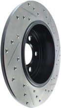 Load image into Gallery viewer, StopTech 05-13 Chrysler300/300C / 09-12 Dodge Challenger Rear Right Drilled &amp; Slotted Rotor
