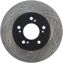 Load image into Gallery viewer, StopTech 97-01 Acura Integra Type R / 97-01 Honda CR-V Slotted &amp; Drilled Right Front Rotor
