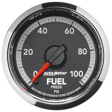 Load image into Gallery viewer, Autometer Factory Match 2 1/6in Full Sweep Electronic 0-100 PSI Fuel Pressure Gauge Dodge Ram Gen 4
