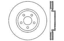 Load image into Gallery viewer, StopTech 05-09 Chrysler 300 (5.7L V8 exc SRT-8) Front Left Slotted &amp; Drilled Rotor
