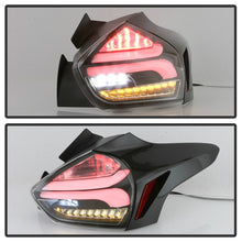 Load image into Gallery viewer, Spyder 15-17 Ford Focus Hatchback LED Tail Lights w/Indicator/Reverse - Black (ALT-YD-FF155D-LED-BK)
