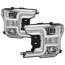 Load image into Gallery viewer, Spyder Signature Ford F150 18-19 (Halogen Model) Projector Headlights - Chrome (PRO-YD-FF15018-LB-C)
