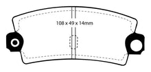 Load image into Gallery viewer, EBC 85-90 Lotus Esprit 2.2 Redstuff Rear Brake Pads
