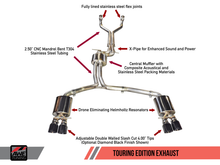 Load image into Gallery viewer, AWE Tuning Audi C7 / C7.5 S6 4.0T Touring Edition Exhaust - Polished Silver Tips
