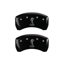 Load image into Gallery viewer, MGP 4 Caliper Covers Engraved Front &amp; Rear Raptor Yellow Finish Black Char 2011 Ford F-150
