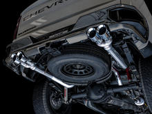Load image into Gallery viewer, AWE Tuning 4th Gen GM 1500 5.3L 0FG Catback Split Rear Exit (w/ Bumper Cutouts) - Quad Chrome Tips
