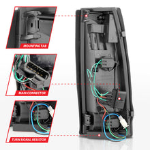 Load image into Gallery viewer, ANZO 1999-2000 Cadillac Escalade LED Taillights Black Housing Clear Lens Pair
