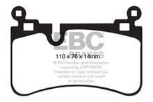 Load image into Gallery viewer, EBC 08-13 Mercedes-Benz C63 AMG (W204) 6.2 Bluestuff Rear Brake Pads
