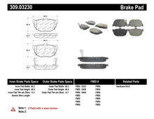 Load image into Gallery viewer, StopTech Performance Hyundai Elantra/Tiburon / Kia Spectra / Nissan Maxima/Stanza Rear Brake Pads
