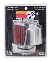 Load image into Gallery viewer, K&amp;N 1.5in Flange ID x 3in OD x 2.5in Height Clamp On Crankcase Vent Filter
