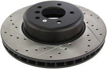 Load image into Gallery viewer, StopTech 08-09 BMW 535 Series / 04-09 545i/550i/645Ci/650i Slotted &amp; Drilled Right Front Rotor
